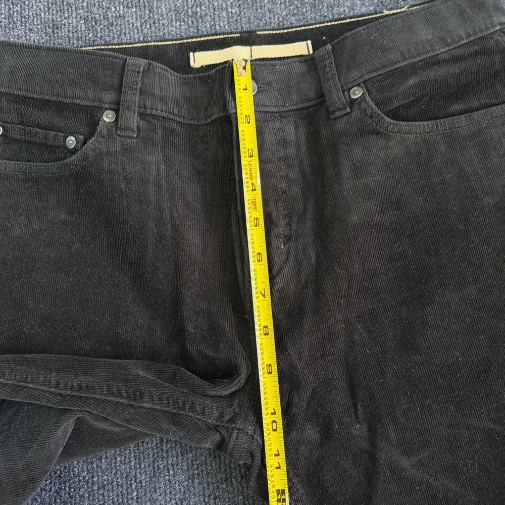 Banana Republic Pants Mens 31x32 Black‎ Corduroy Straight Leg Stretch Casual
